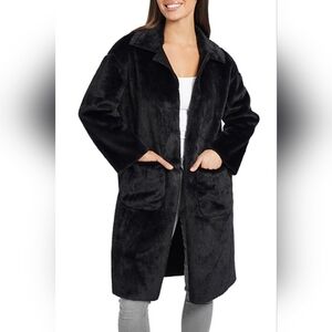 Love Token Faux Fur Mid-Length brown Jacket